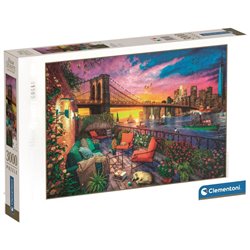 Puzzle Manhattan Balcony Sunset High Quality 3000pzs