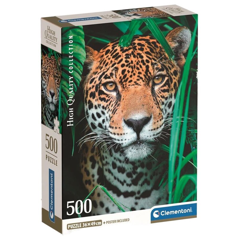 Puzzle Jaguar in the Jungle High Quality 500pzs