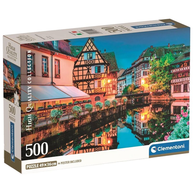 Puzzle Strasbourg Old Town High Quality 500pzs