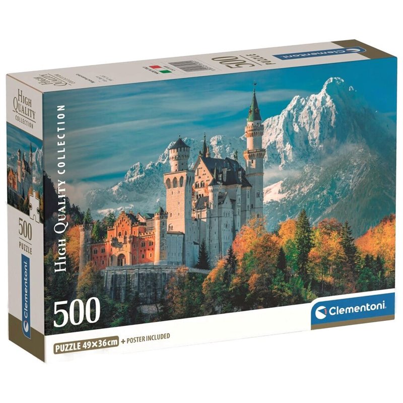Puzzle Neuschwanstein Castle High Quality 500pzs
