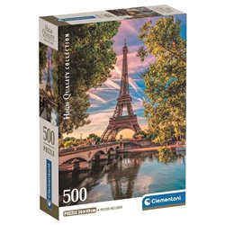 Puzzle Along the Seine High Quality 500pzs
