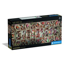 Puzzle Panorama The Sistine Chapel Ceiling Michelangelo Museum 1000pzs