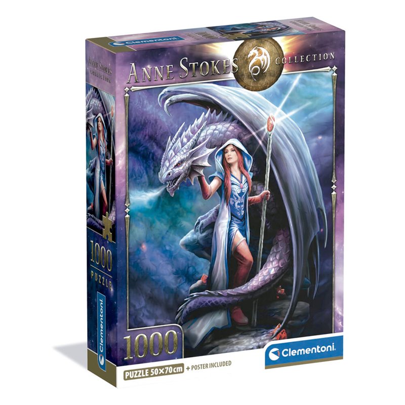 Puzzle Dragon Mage Anne Stokes 1000pzs