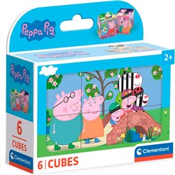 Puzzle cubo Peppa Pig 6pzs