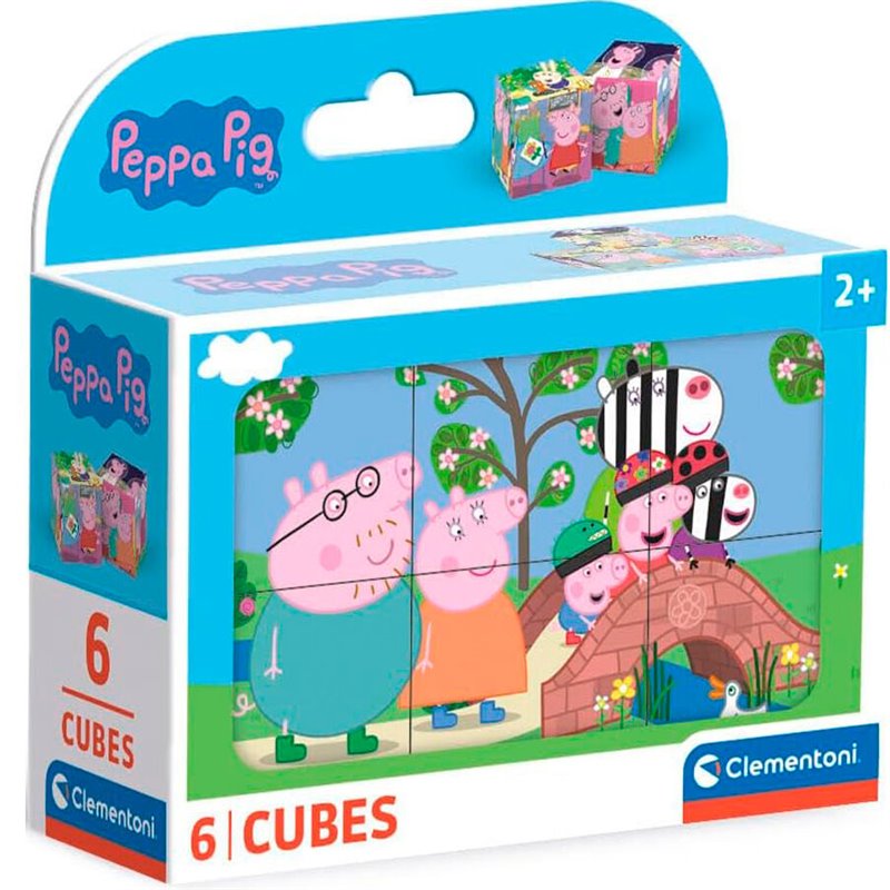 Puzzle cubo Peppa Pig 6pzs