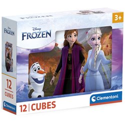 Puzzle cubo Frozen Disney 12pzs