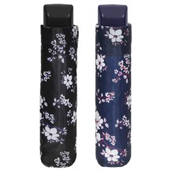 Paraguas plegable manual floral 54cm surtido