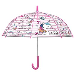 Paraguas manual unicornio 45cm