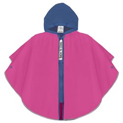 Chubasquero fucsia/purpura cremallera