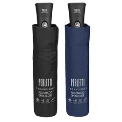 Paraguas plegable automatico colores oscuros 58cm surtido