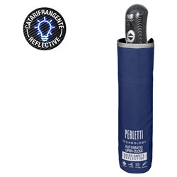 Paraguas plegable automatico azul 58cm