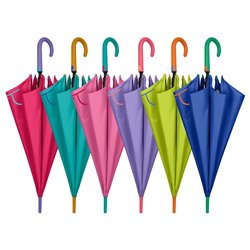 Paraguas automatico 61cm surtido