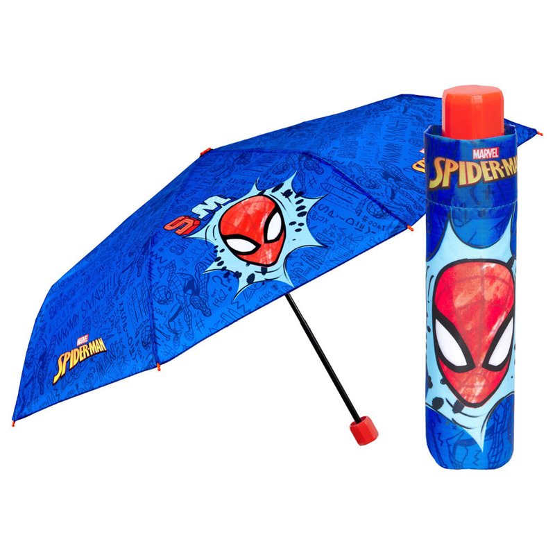 Paraguas plegable manual Spiderman Marvel 50cm
