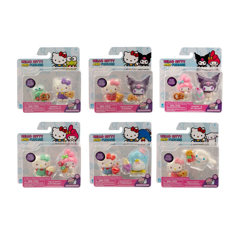 Blister 2 figuras Hello Kitty 5cm surtido