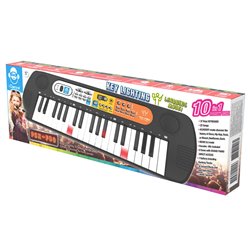 Teclado Luminoso 37 teclas 10 en 1