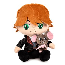 Peluche Ron &38 Scabbers Harry Potter 25cm