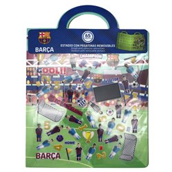 Libro de Pegatinas Reutilizables 3D Estadio FC Barcelona