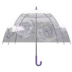 Paraguas burbuja manual Kuromi Hello Kitty 57cm