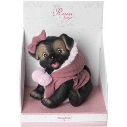 Muñeco bebe reborn perrito chaleco