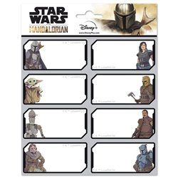 Etiquetas adhesivas Mandalorian Star Wars