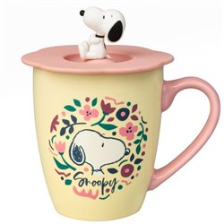 Taza premium tapa Snoopy