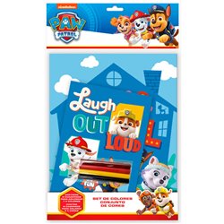 Set Colorear +  cuaderno Patrulla Canina Paw Patrol