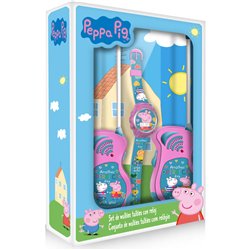 Blister Reloj Digital + Walkie Takie Peppa Pig