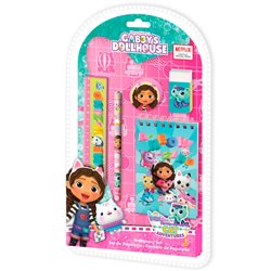 Set papeleria La Casa de Muñecas de Gabby 5pzs