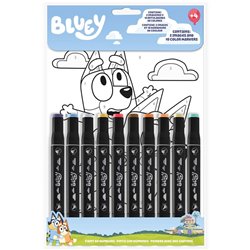 Pinta con numeros Bluey