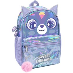 Mochila plateada Sweet Dreams 29cm