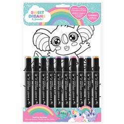 Pinta con numeros Sweet Dreams