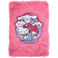 Cuaderno peluche A5 Hello Kitty and Friends
