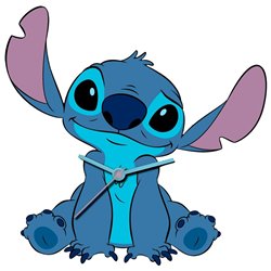 Reloj pared Stitch Disney