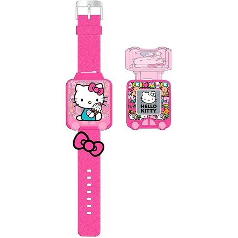 Reloj digital educativo con juegos Hello Kitty