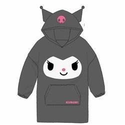 Bata sudadera oversize Kuromi Hello Kitty adulto