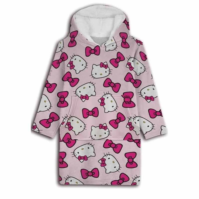 Bata sudadera oversize Hello Kitty adulto