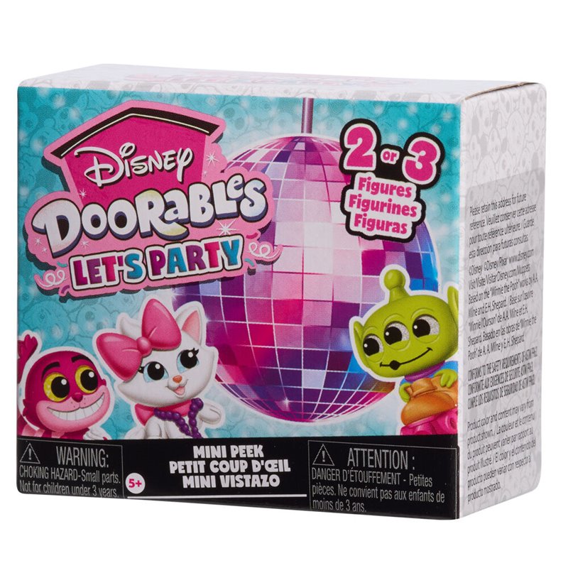 Figura sorpresa Mini Peek Pop Up Party Disney Doorables surtido