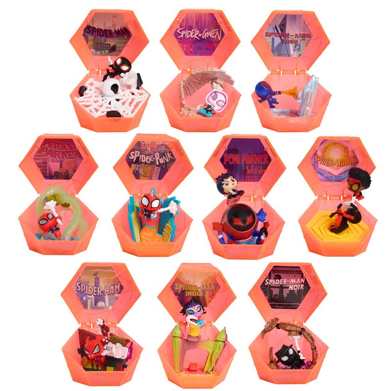 Capsula sorpresa figura Spider-Verse Marvel Doorables surtido