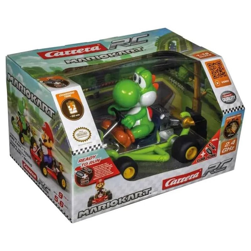Coche radio control Yoshi Mario Kart