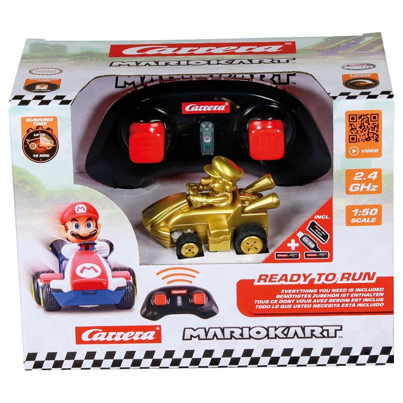 Coche radio control Mario Gold Mario Kart