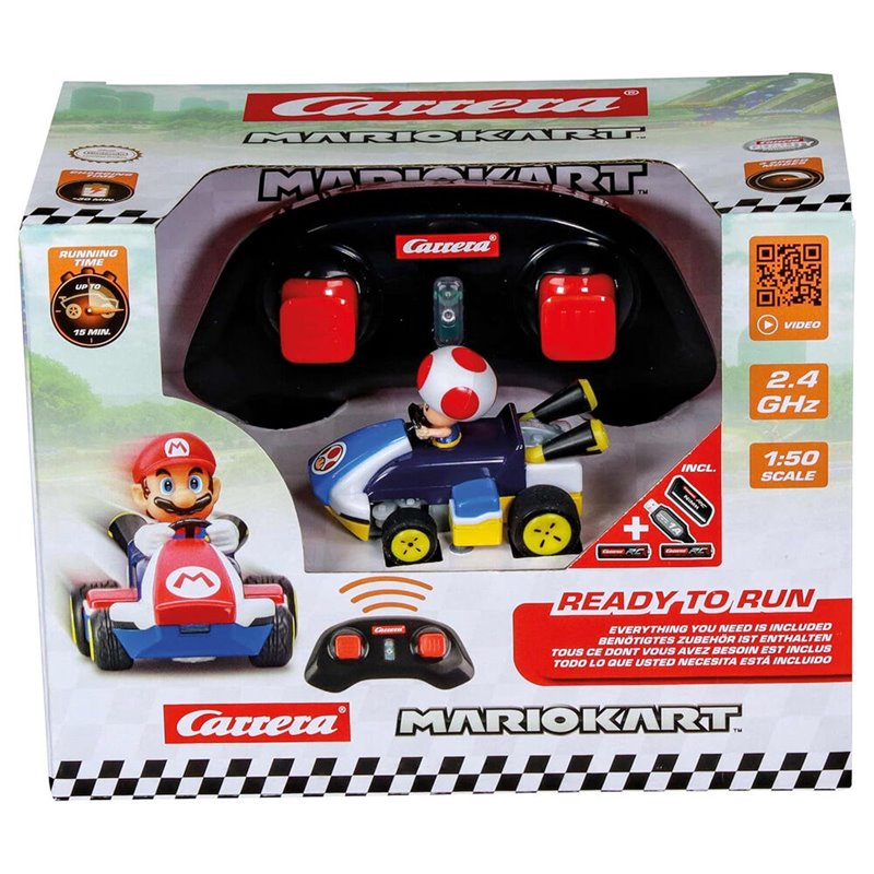 Coche radio control Toad Mario Kart