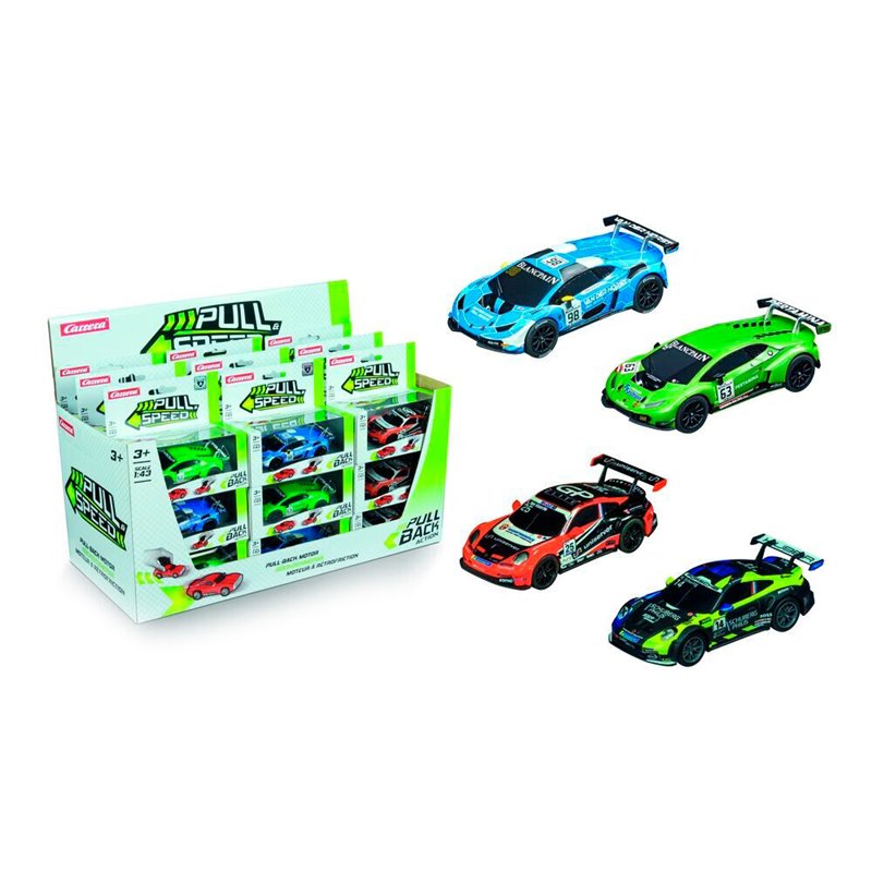 Coche Pull & Speed GT Racers surtido