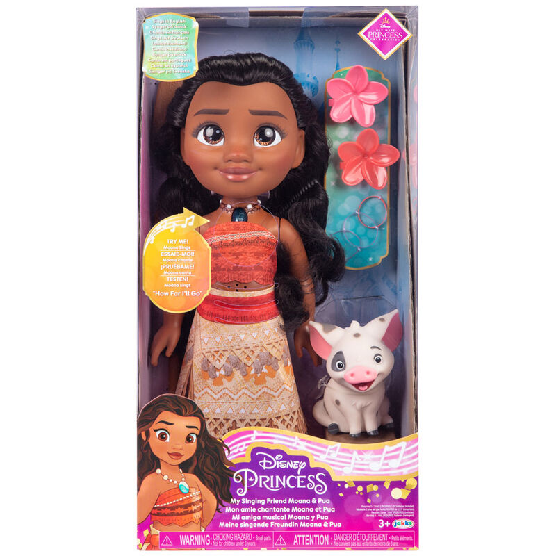 Muñeca Vaiana Moana Disney 38cm musical