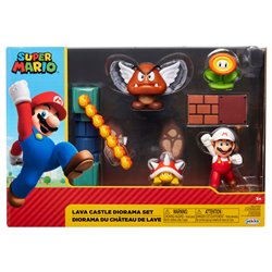 Blister diorama Castillo de Lava Super Mario Nintendo