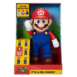 Figura interactiva ingles Its A Me Mario Super Mario Nintendo 36cm