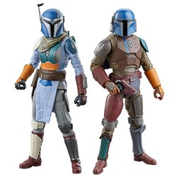 Blister 2 figuras Mandalorian & Shriek-Hawk Trainers The Mandalorian Star Wars 15cm