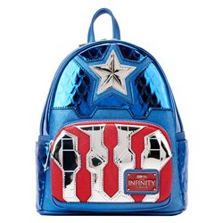 Mochila metallic Capitan America Marvel Loungefly 26cm