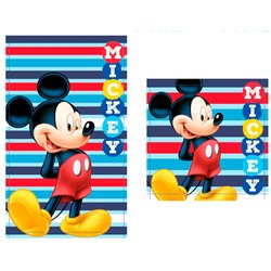 Set 2 toallas baño Mickey Disney algodon