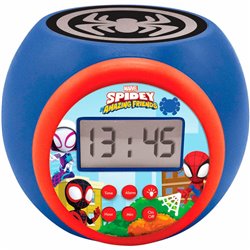 Reloj Despertador Proyector Spidey Marvel