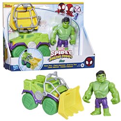 Set Camion demoledor + figura Hulk Spidey and His Amazing Friends Marvel